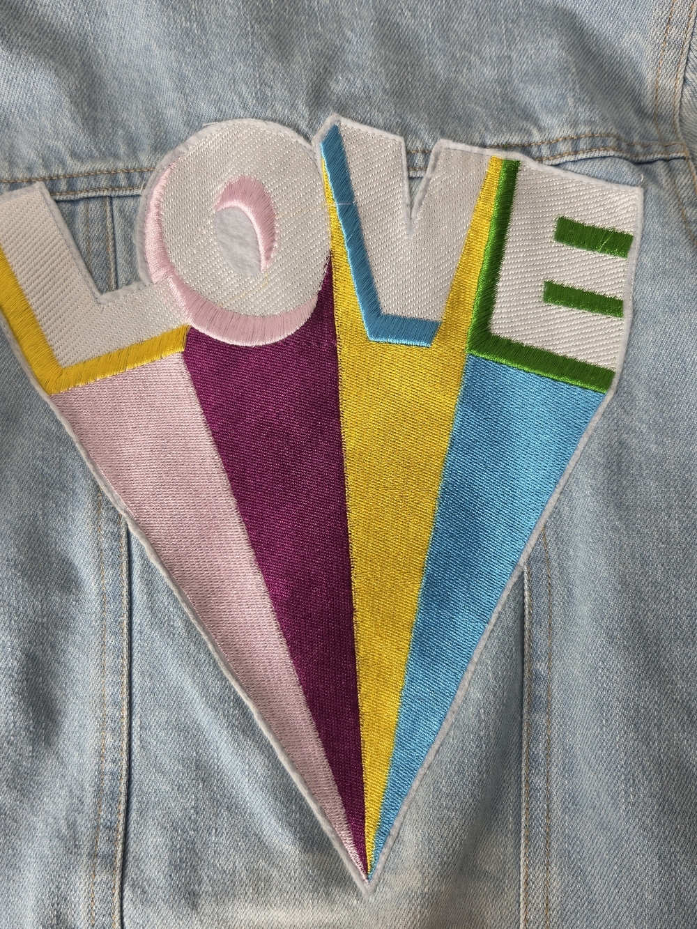 Lola + The Boys Denim Love Jacket - Picture 4 of 5